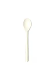Dessertlepels herbruikbaar, CPLA 14,5 cm wit Folia
