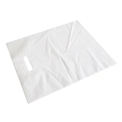 Draagtassen, LDPE 37 x 44/4 cm 40 µm wit