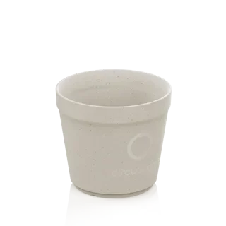 Herbruikbare bekers Circulcup 200 ml, PP Ø 8 x 7,1 cm beige graphite Circulware