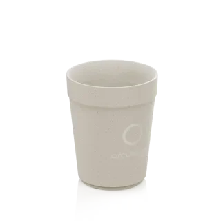 Herbruikbare bekers Circulcup 300 ml, PP Ø 8 x 10 cm beige graphite Circulware