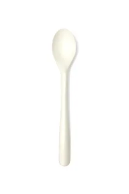 Lepels herbruikbaar, CPLA 19 cm wit Folia