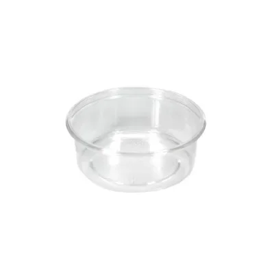 Saladebakken “rond” 200 ml, PS Ø 10,1 x 3,7 cm transparant