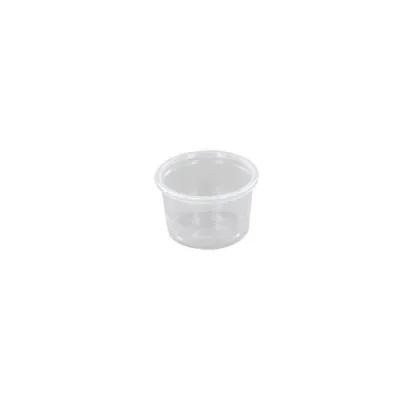 Sausbakjes met deksel 30 ml, PP Ø 4,6 x 2,8 cm transparant
