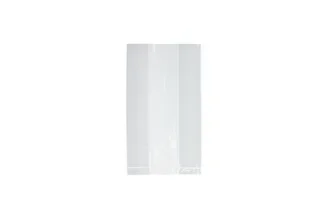 Zijvouw zakken, LDPE 14/4 x 26 cm 20 µm transparant