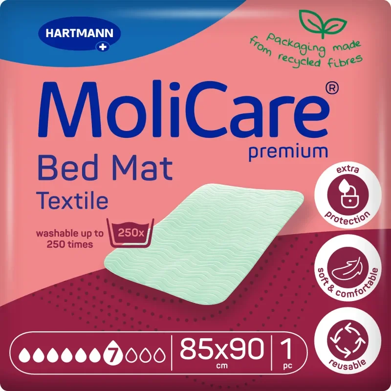 MoliCare Bed Mat Tex 7 druppels 85 x 90