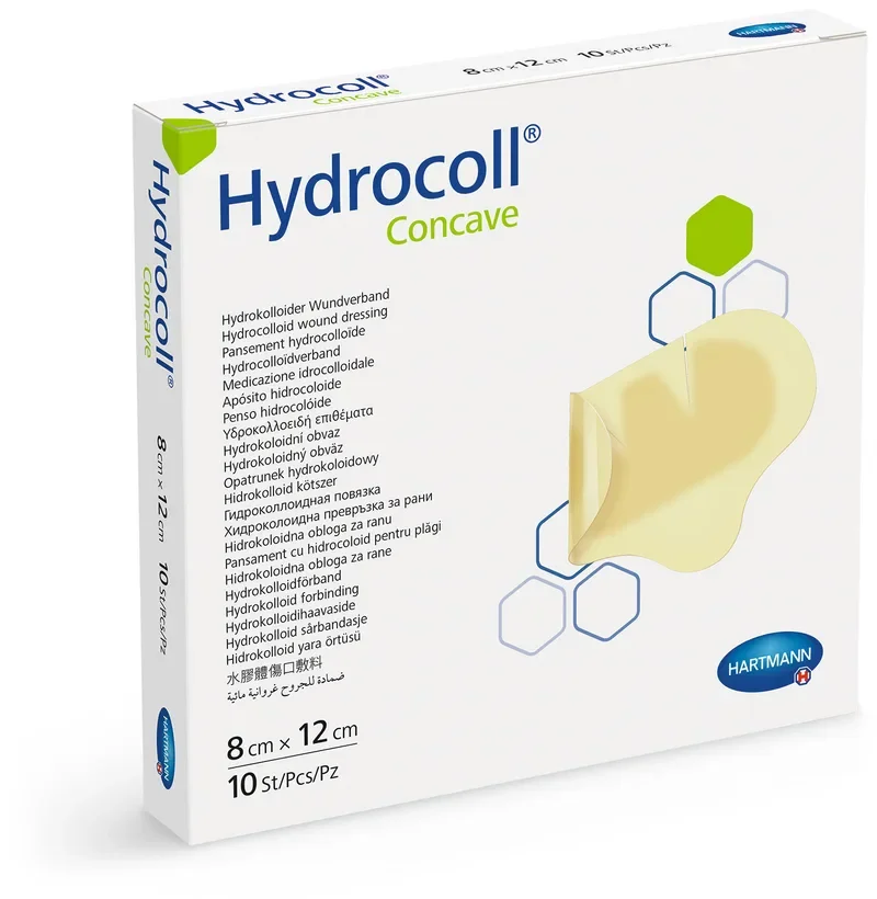 Hydrocoll concave 8 x 12 cm steriel