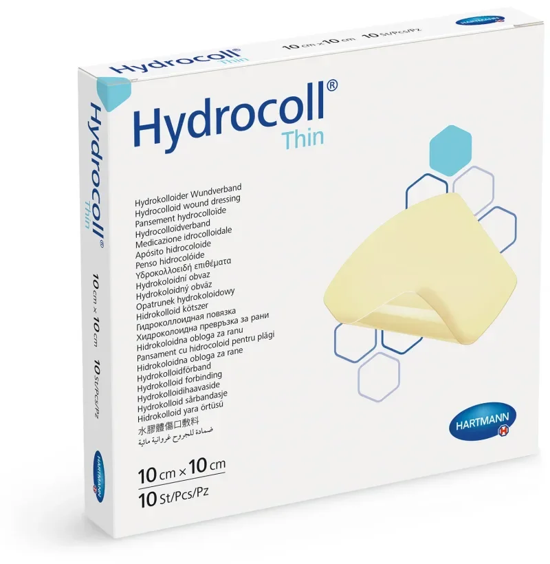 Hydrocoll thin 10 x 10 cm steriel