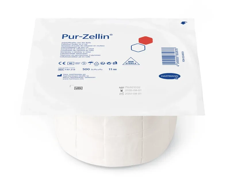 Pur-Zellin 4 x 5 cm 500/Rl steriel