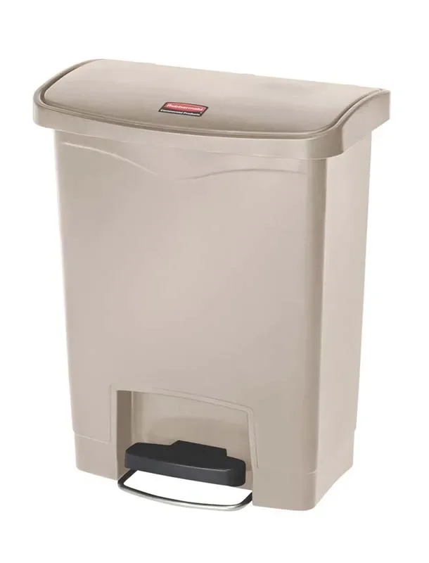 Slim Jim Step On container Front Step kunststof 30 ltr, Rubbermaid